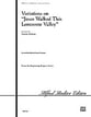 Variations on Jesus Walked This Lonesome Valley Handbell sheet music cover